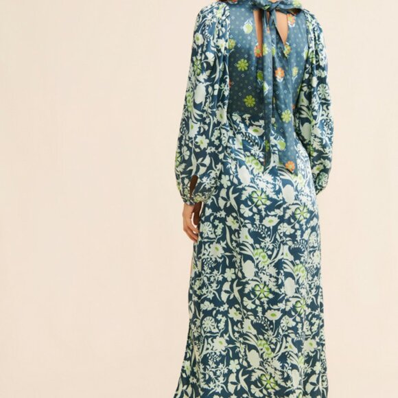 Damson Madder Stormi Tie-Back Dress Size 14 [US Size 10] NWOT - Picture 2 of 12